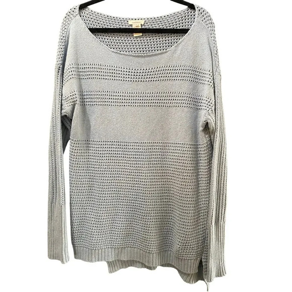 Sundance blue Open Knit Casual Pullover Sweater Size Medium - Picture 1 of 4